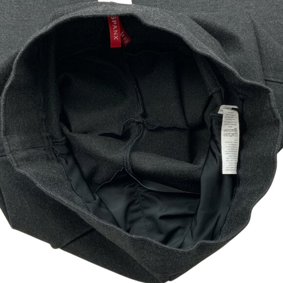 Spanx High Rise Flare Ponte Pant M Dark Gray Pull On Fit Career Fall Fashion - Picture 6 of 12